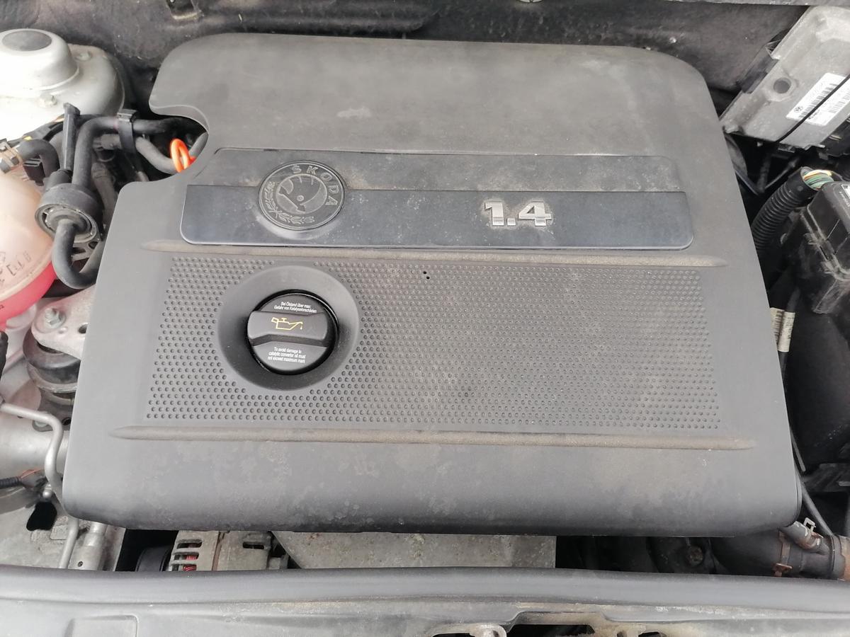 Skoda Fabia 6Y original Motor BKY 1.4 55kw funktionsgepr&uuml;ft Automatik Bj.2006